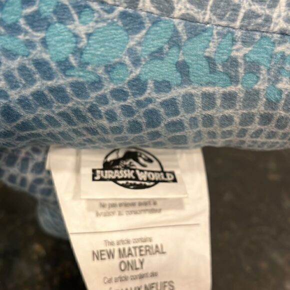 Jurassic Park World Blue T-Rex Velociraptor Dinosaur Plush Stuffed Animal - Picture 5 of 6